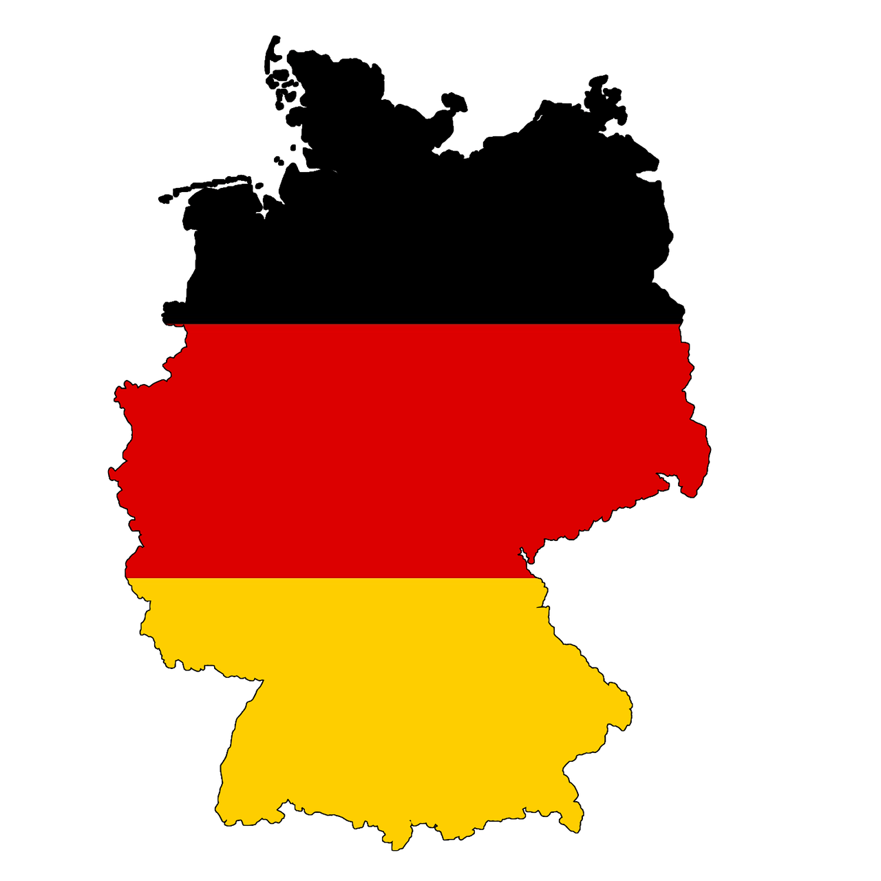 germany, map, flag