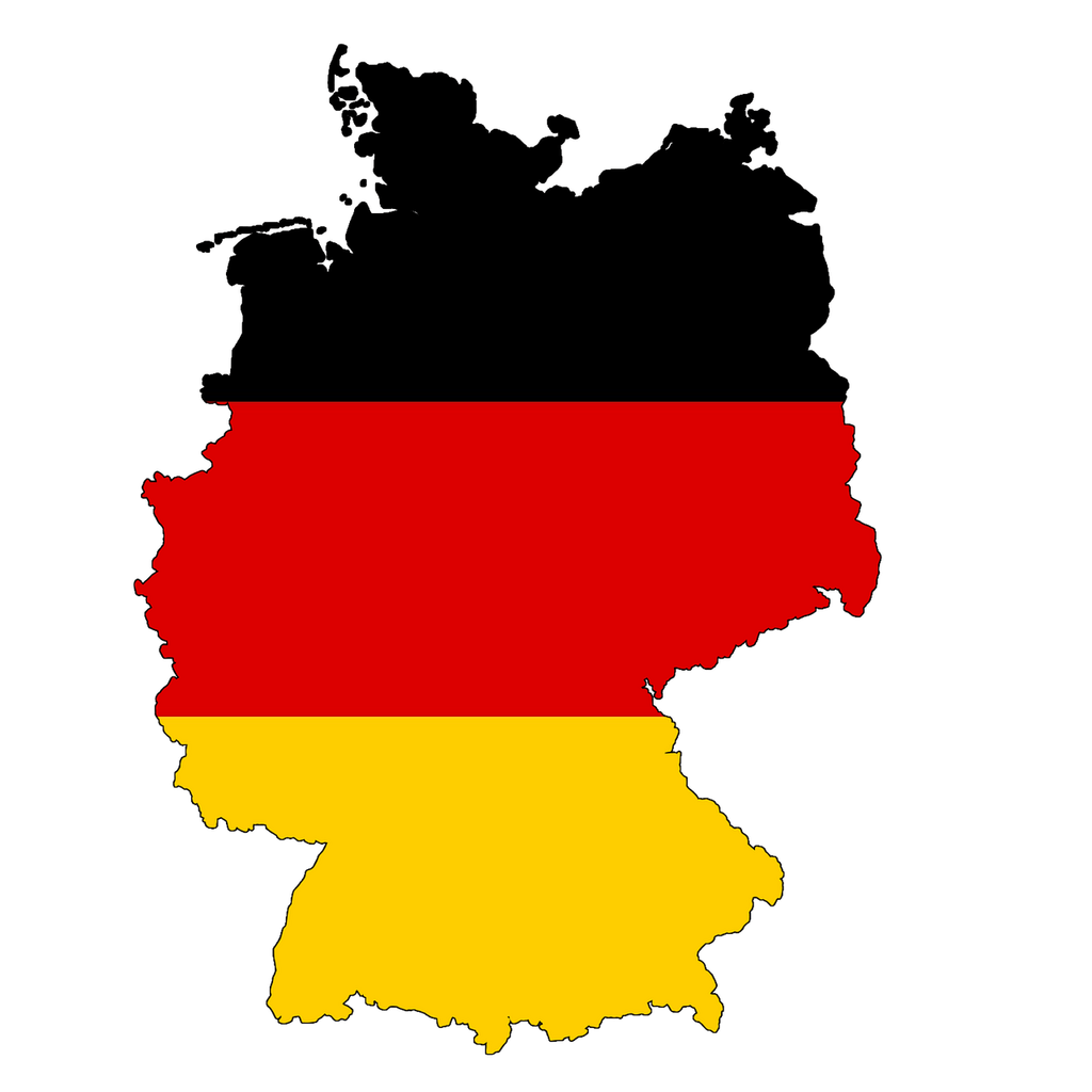 germany, map, flag