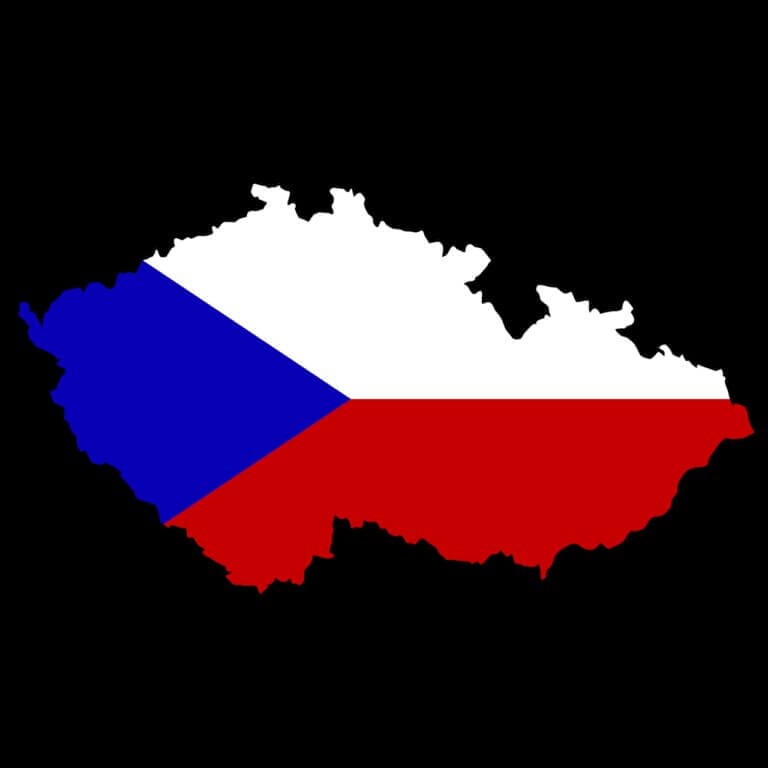 czech republic, czechoslovakia, map