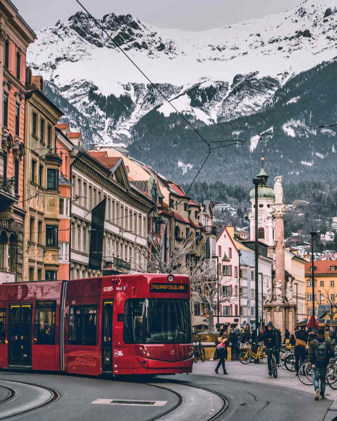 Innsbruck, Innsbruck, Austria - Snowy