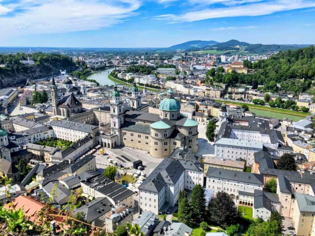 Stunning View Over Salzburg, Austria