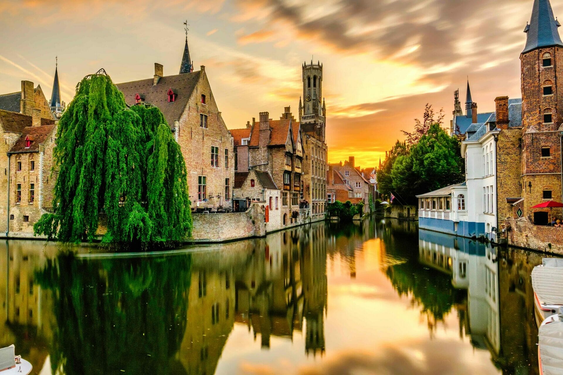 Bruges canal view