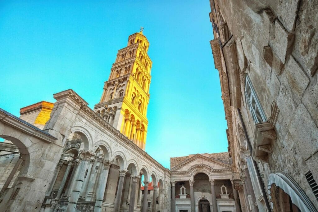 Diocletian palace and tower