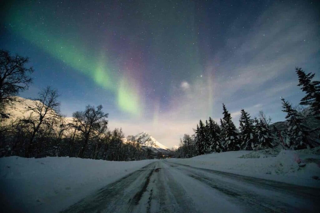 aurora viewing in Norway