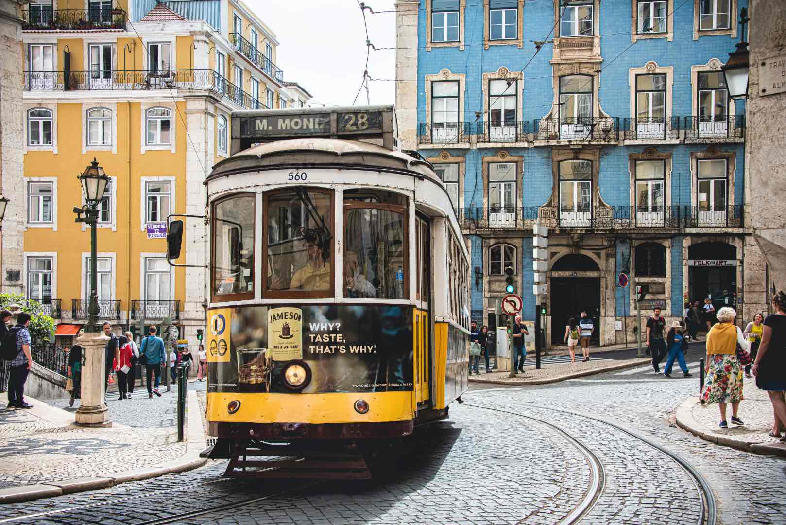 Lisbon number 28 tram