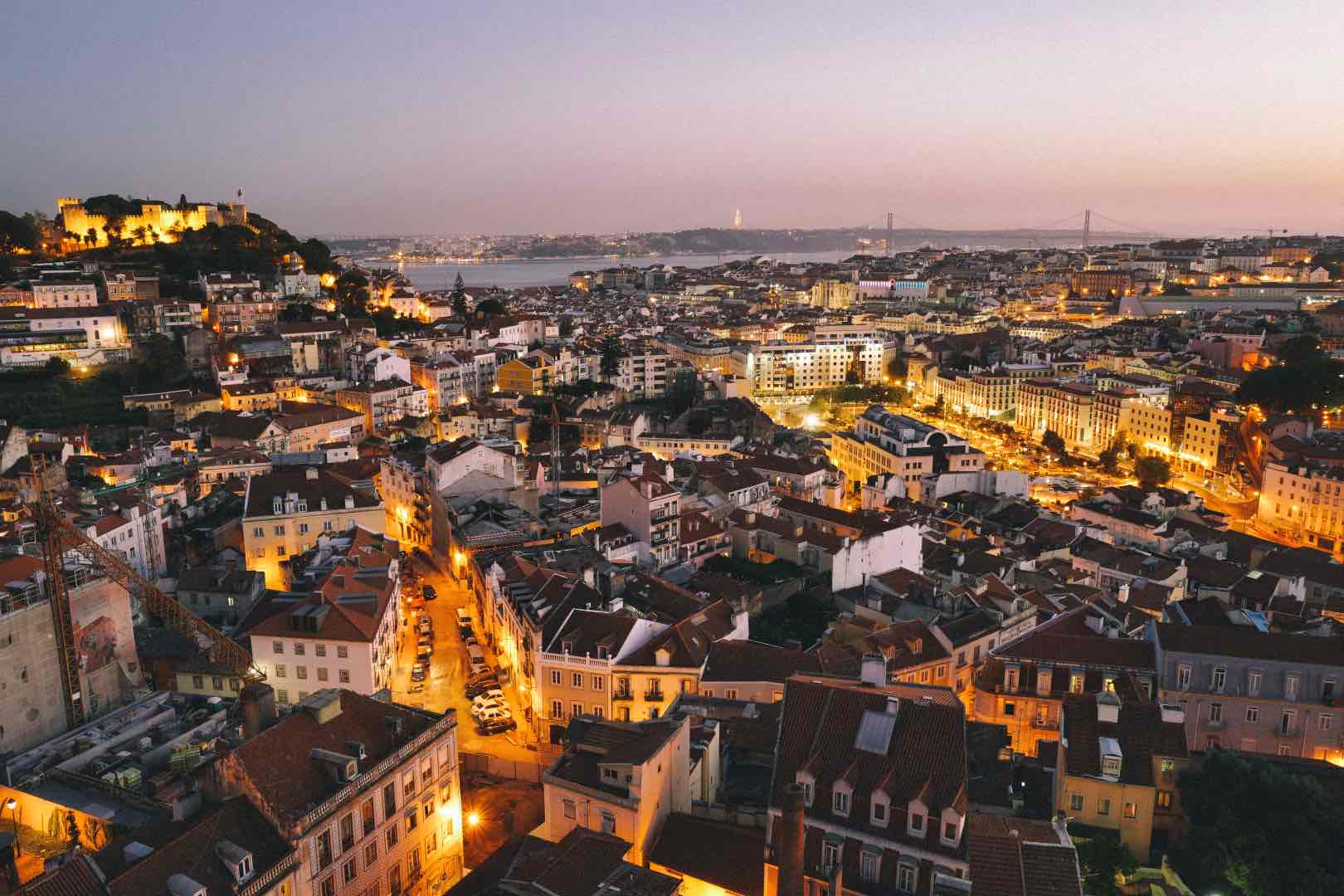 lisbon at night - gorgeous