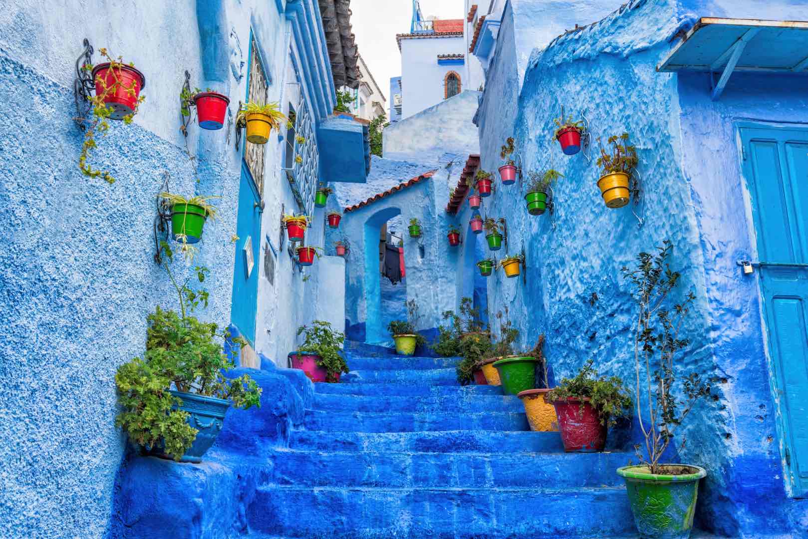 morocco blue street
