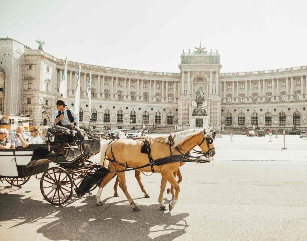 Horse and cart in Vienna