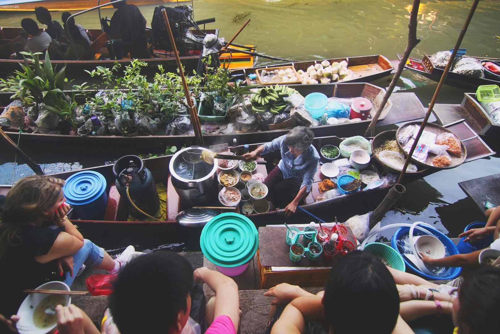 Famous river boats of Cambodia