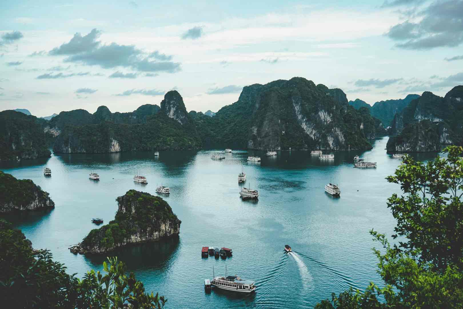 Ha Long Bay view. Vietnam
