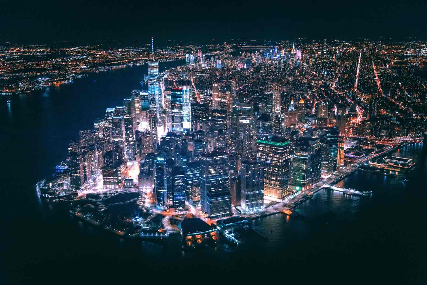 New york at night.