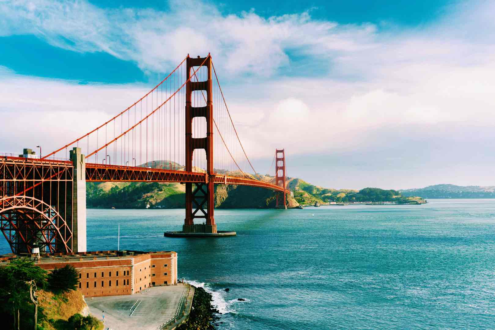 San Francisco, Golden Gate Bridge.