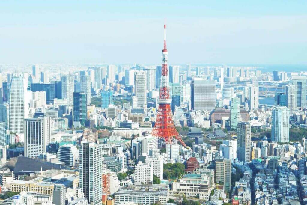 Tokyo city view. Japan