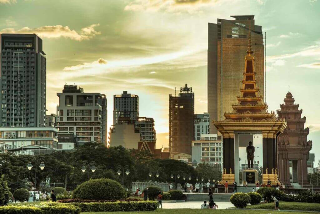 Phnom Penh at sunrise