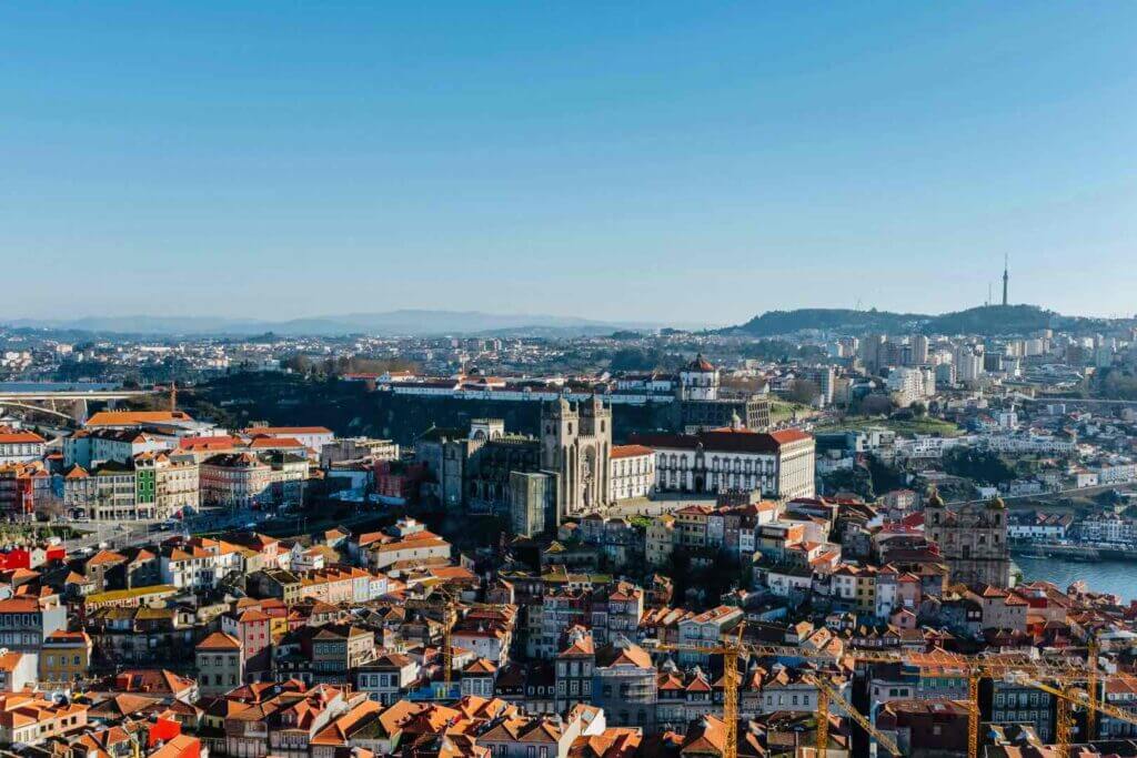 Fantastic view overlooking Porto
