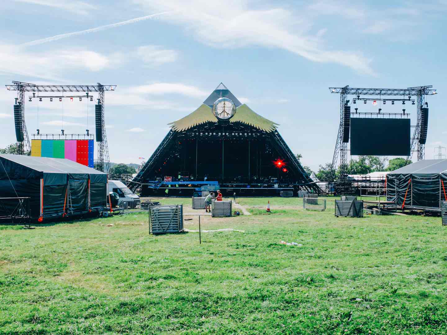Glastonbury's Famous Pyramid stage