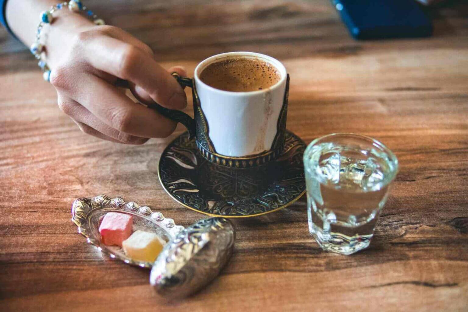 Turkish coffee and Delights