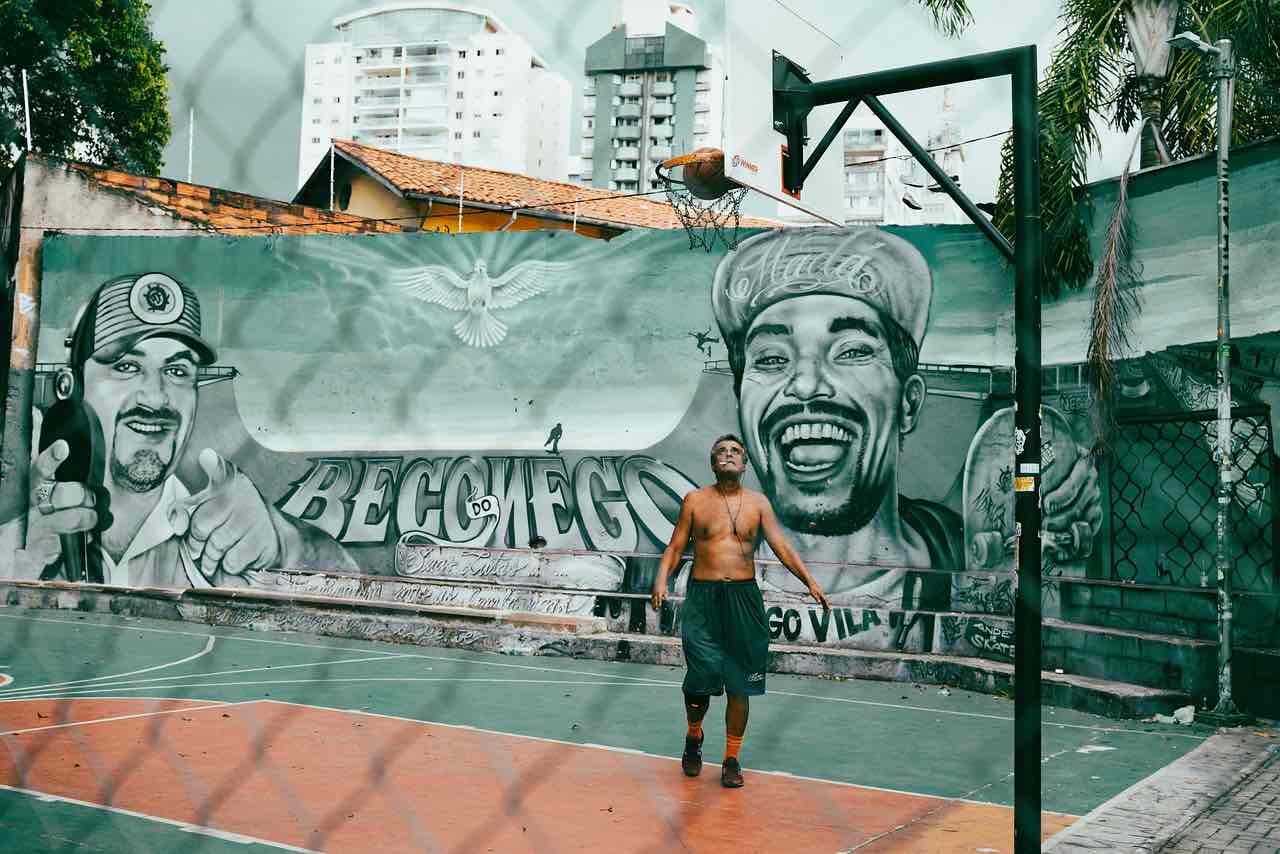 local street art in Sao Paulo