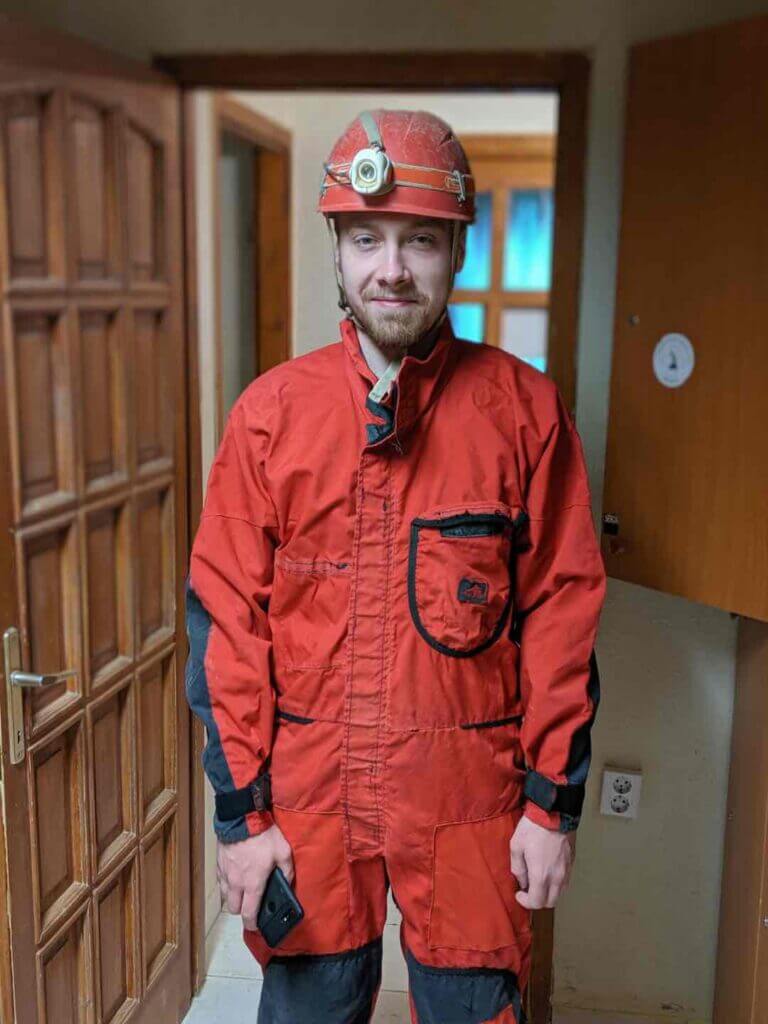 All-geared up for the caving