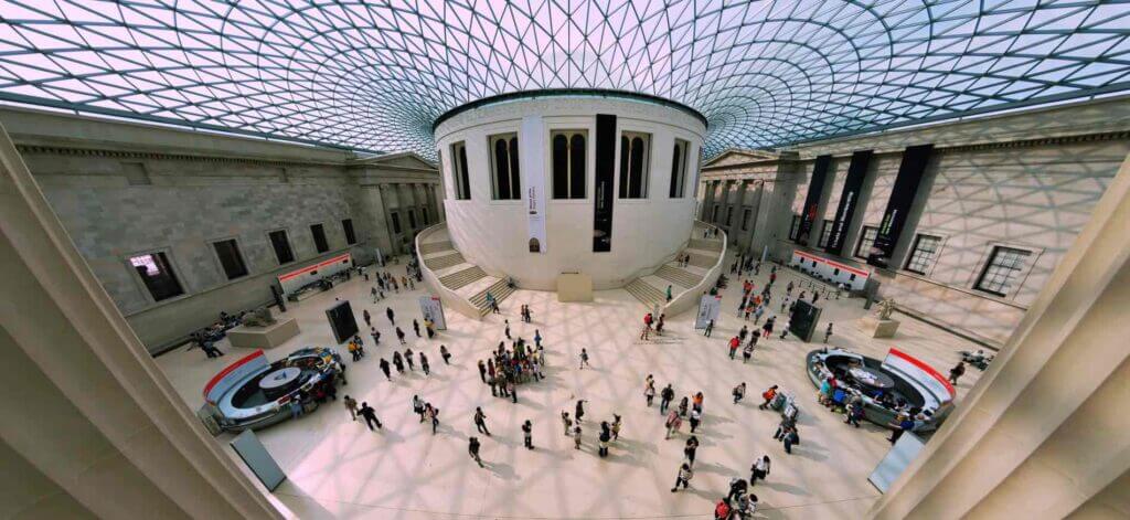 British museum in London, England