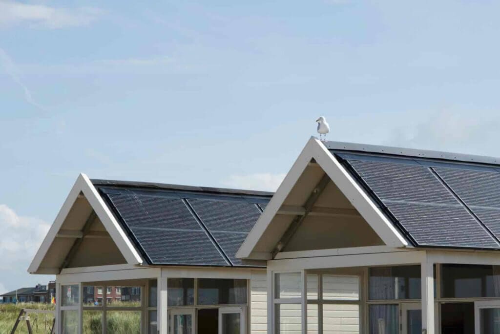 Choose accommodation with solar panels!