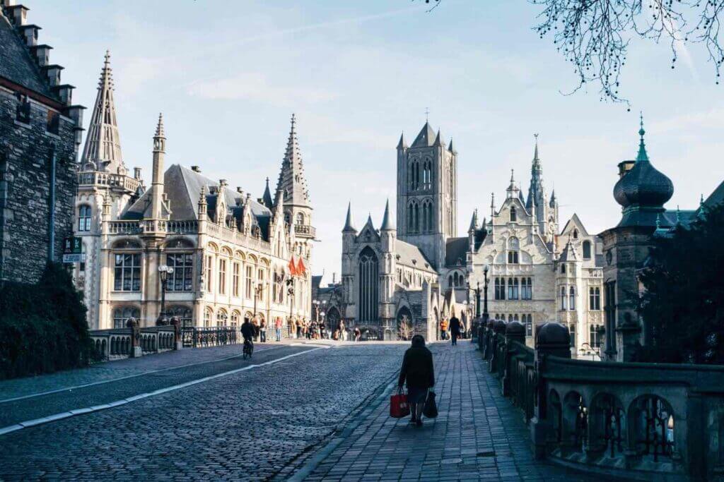 Ghent in Belgium. About as Medieval as it gets!