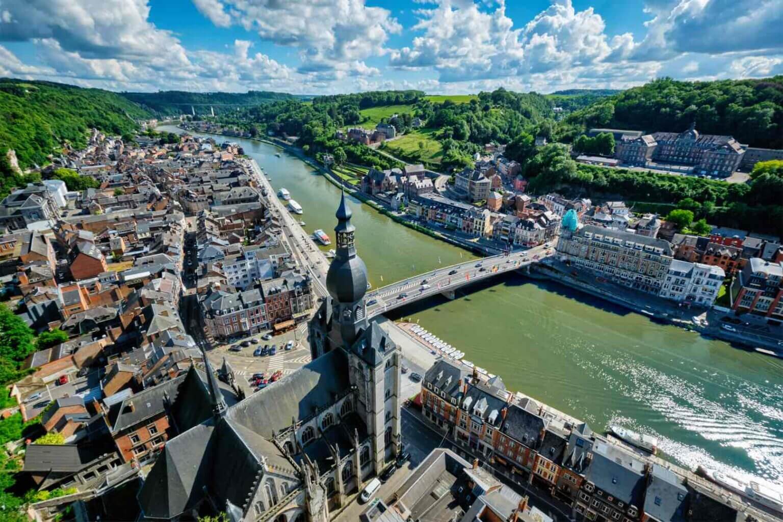 The Town of Dinant, Belgium
