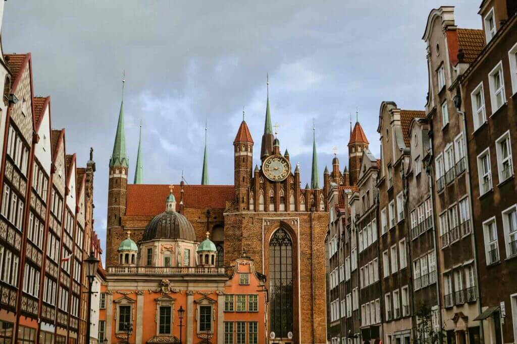 St. Mary's Church in Gdańsk, Poland - the largest brick church in the world