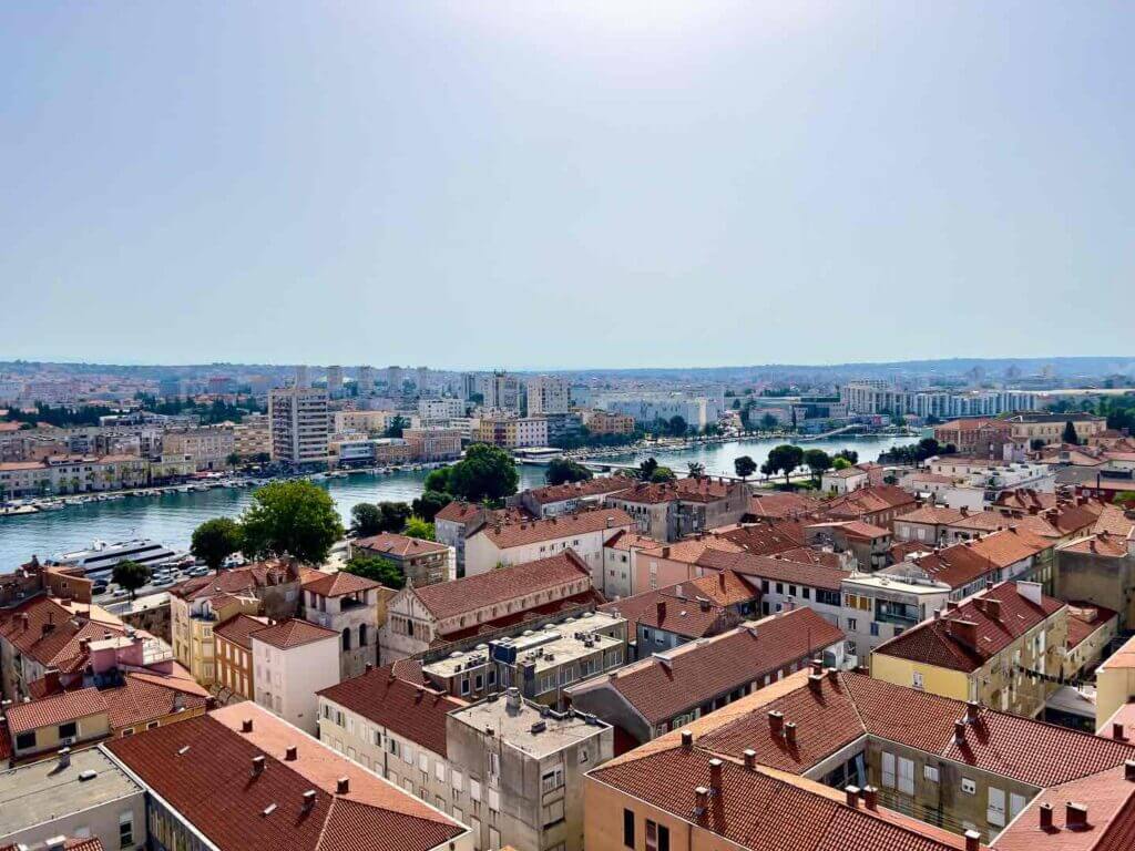 Roof tops of Zadar, Croatia