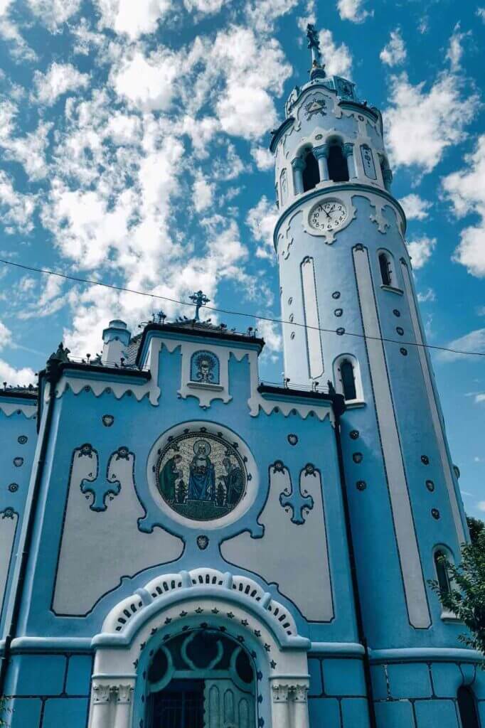 The Blue Church in Bratislava, Slovakia