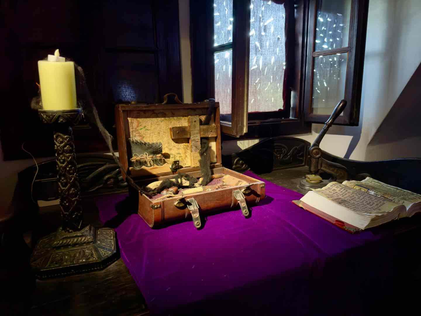 Displays inside Bran Castle