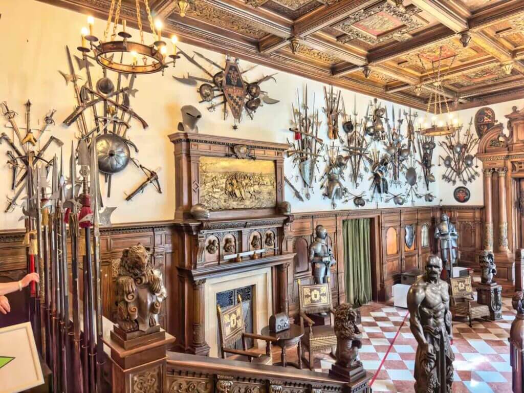 The Armoury Room at Peles Castle