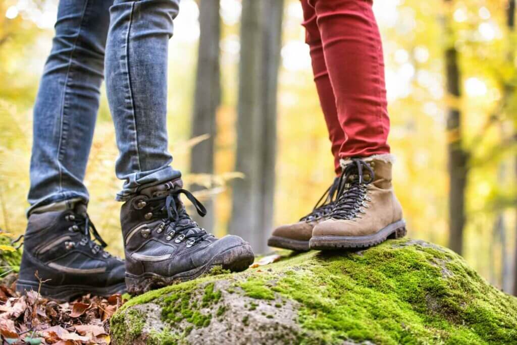 Good footwear is essential for hiking!