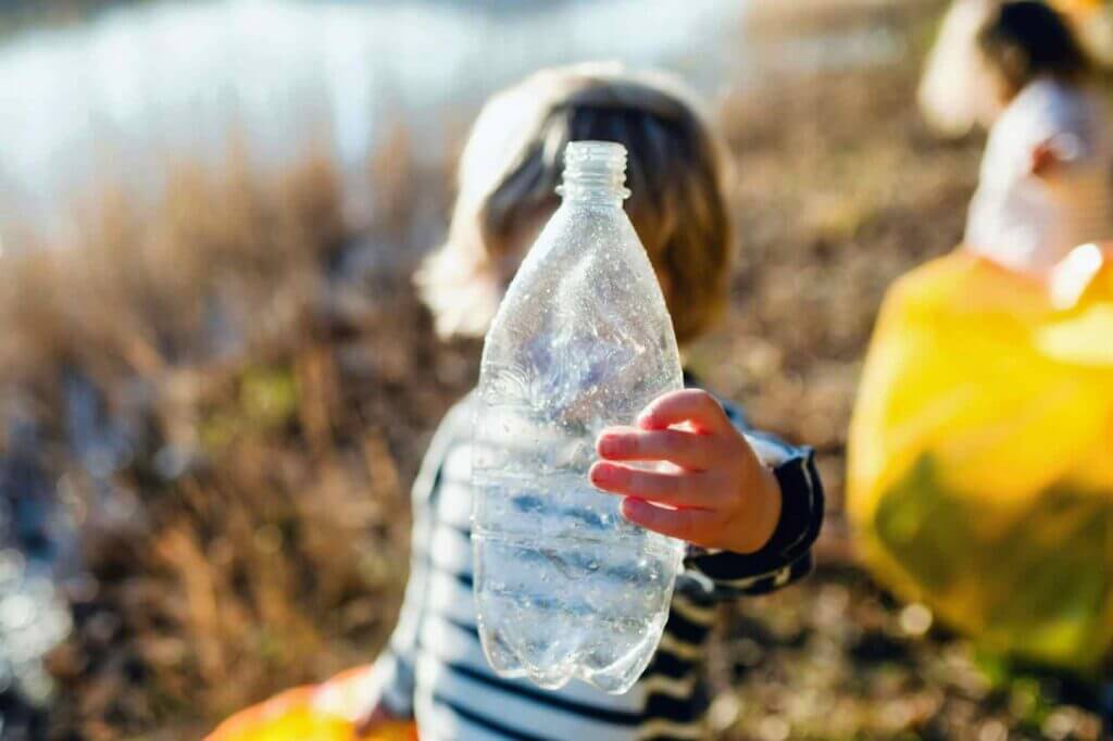 Plastic bottle found on a beach!