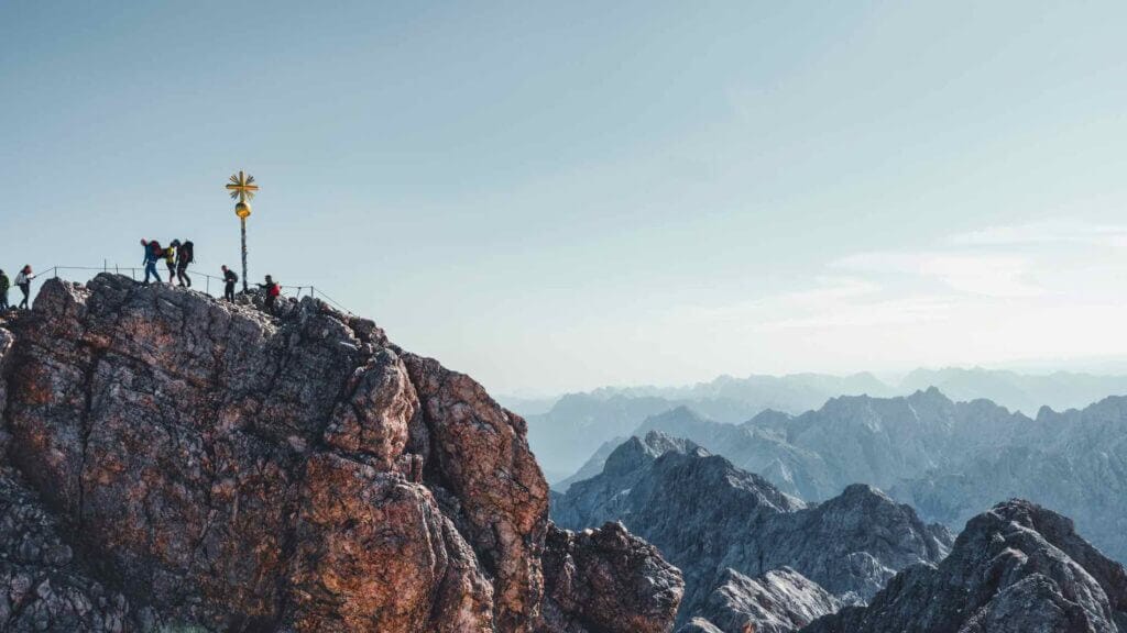 Zugspitze at the Top - The view