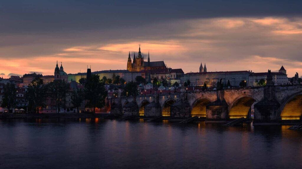 Prague, with Charles bridge