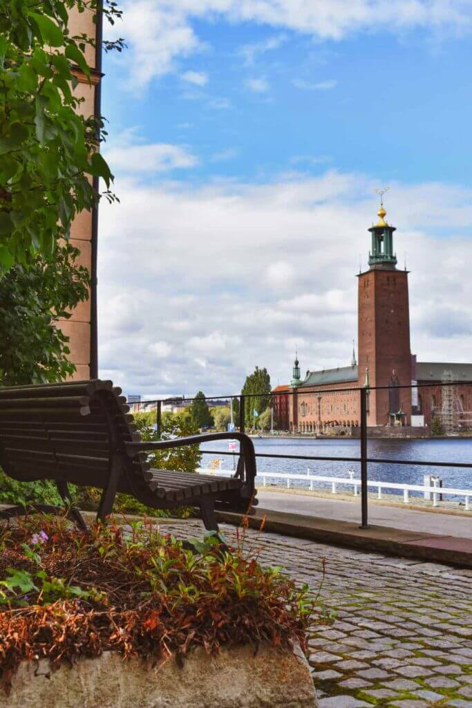 Stockholms Chunky City Hall Tower