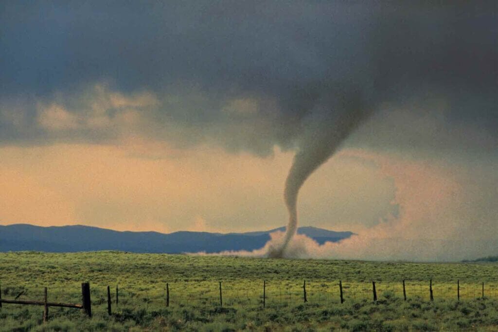 Tornado Captured from a Distance