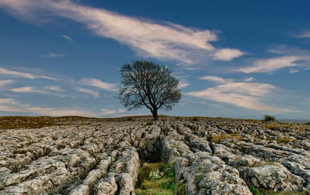 Malham Cove - Erosion view